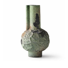 Verdant Patina Vase