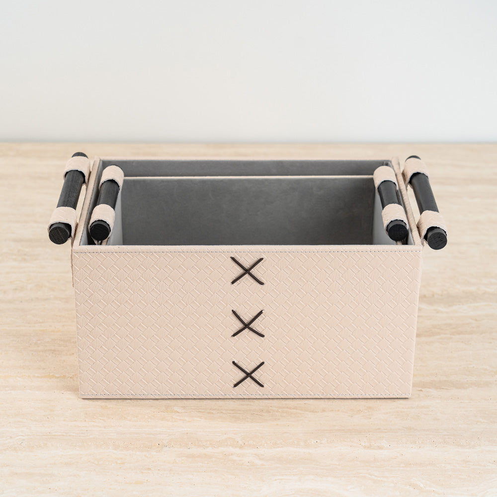 Versatile home storage box for toys, clothing, accessories, and documents.