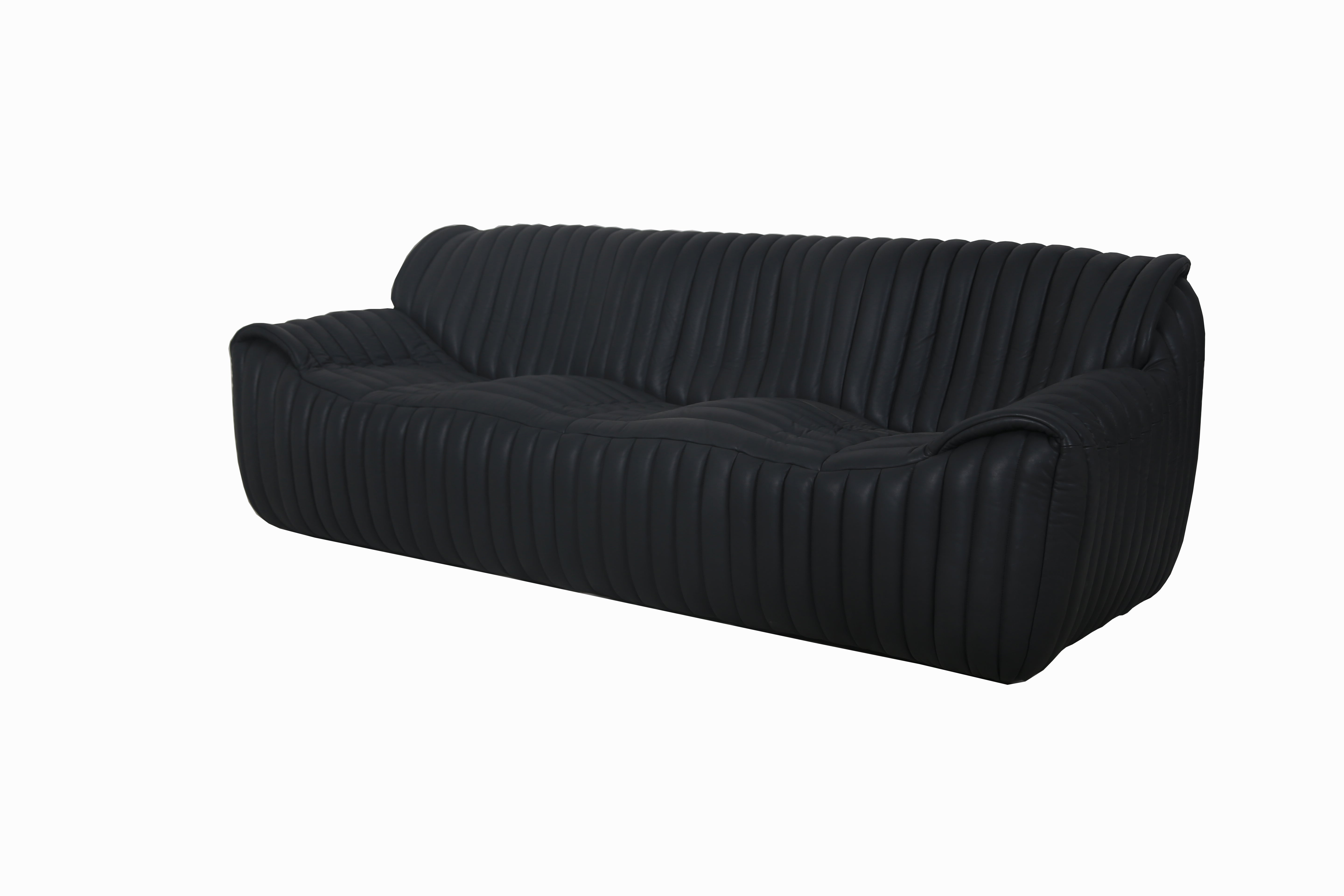 Erfurt 3 seater Sofa - Black
