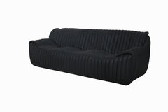 Erfurt 3 seater Sofa - Black