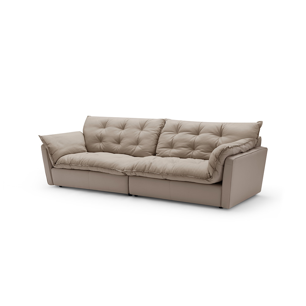 Milos 3 Seater Leather Sofa Top-grain Leather