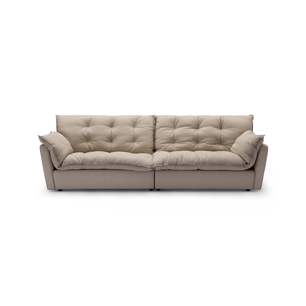 Milos 3 Seater Leather Sofa Top-grain Leather