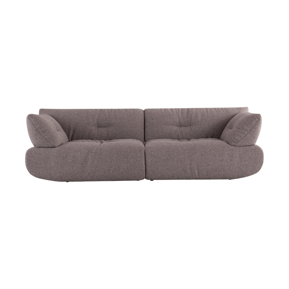 Rysa 3 Seater Sofa Fabric Sofa Soft Round Feet 