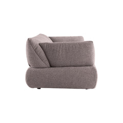 Rysa 3 Seater Sofa Fabric Sofa Soft Round Feet