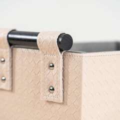 Durable storage chest for home essentials and everyday organization.