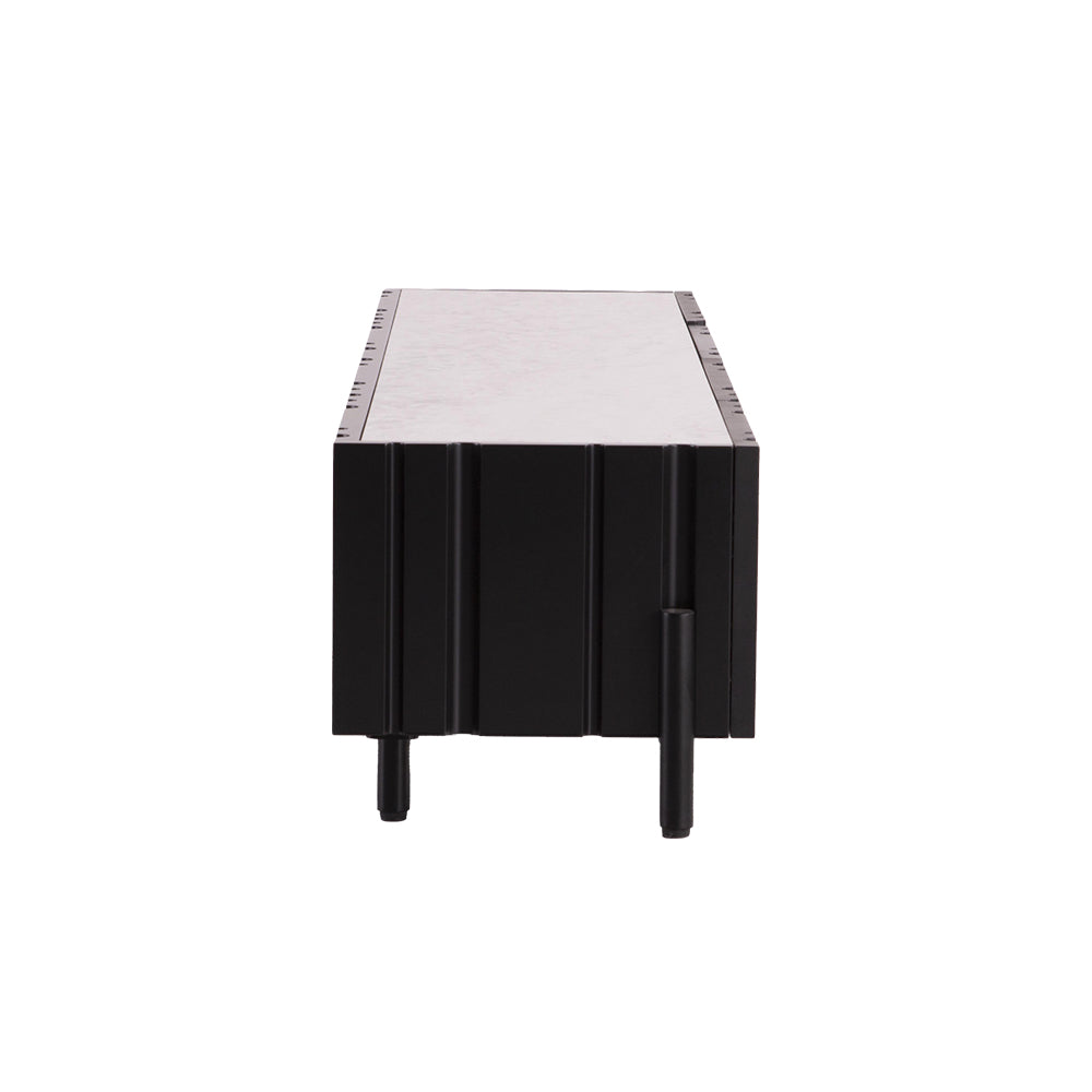 Taza TV Unit Modern Carbon Steel Feet