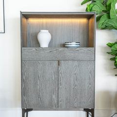 Dozza Wine Cabinet With Light
