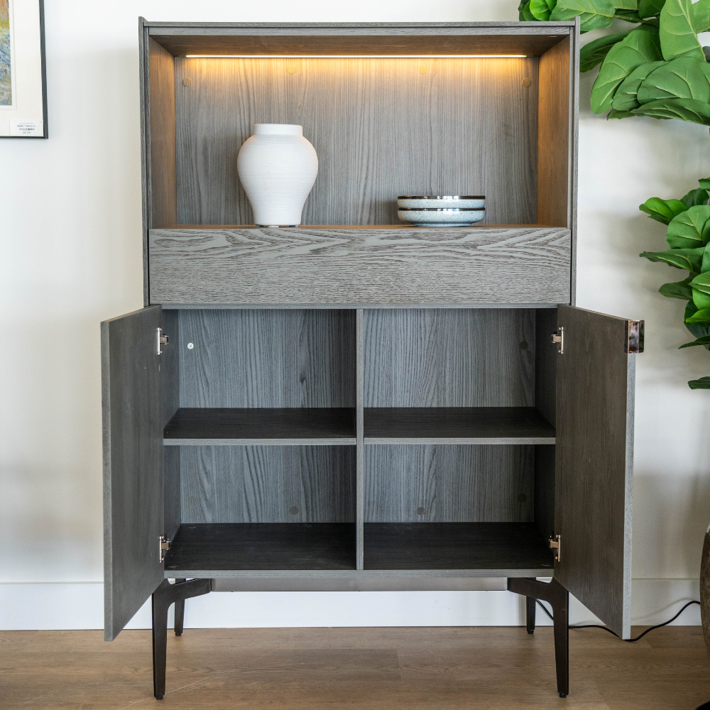 Dozza Wine Cabinet With Light