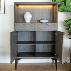 Dozza Wine Cabinet With Light