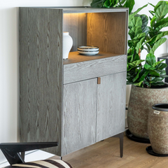 Dozza Wine Cabinet With Light