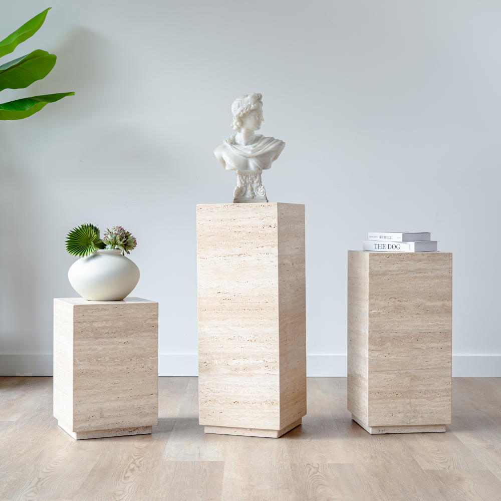 Travertine Plinth