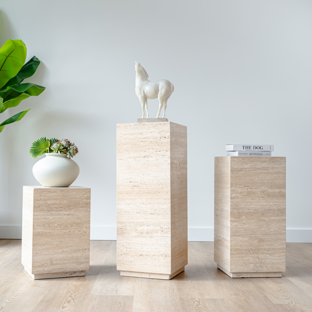 Travertine Plinth