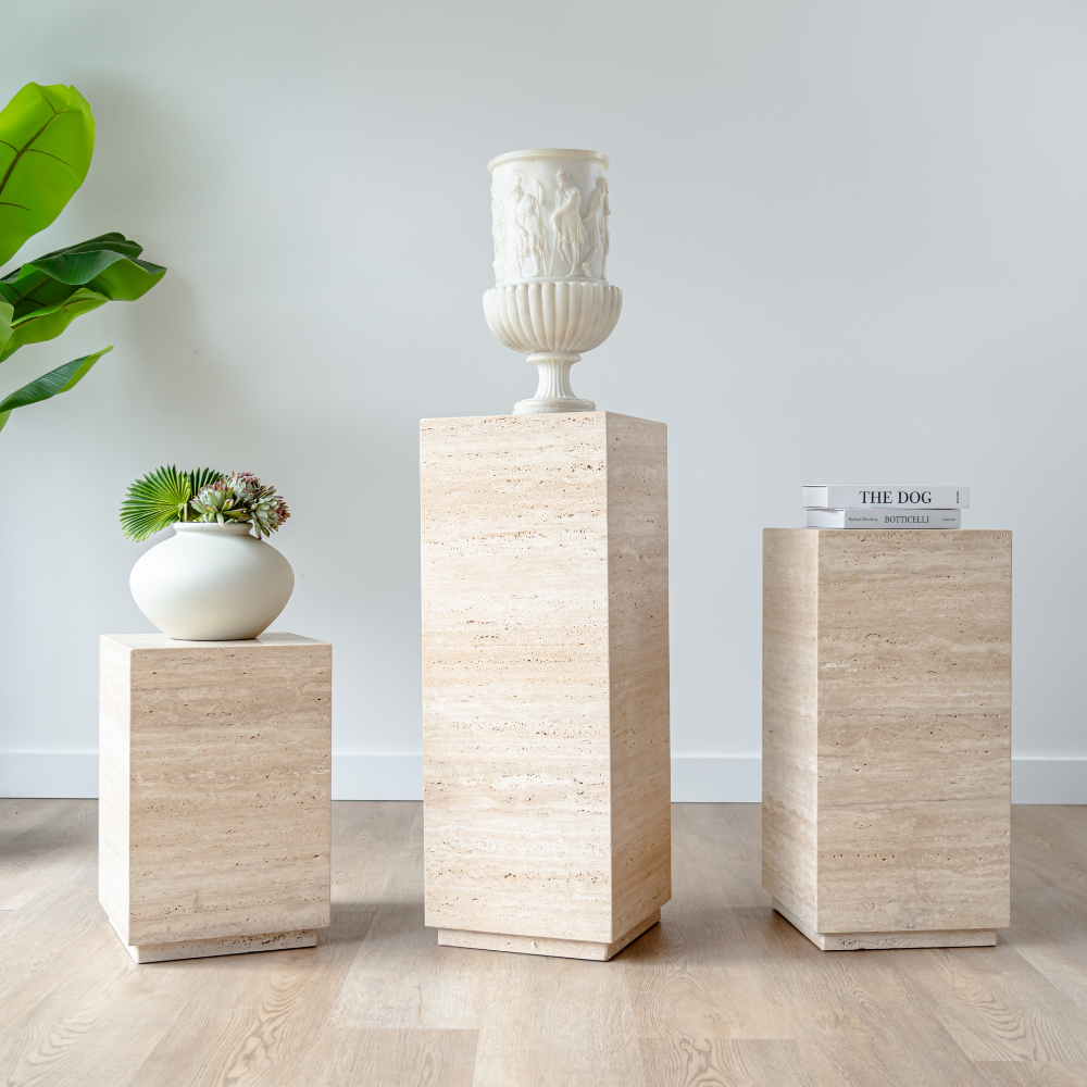 Travertine Plinth