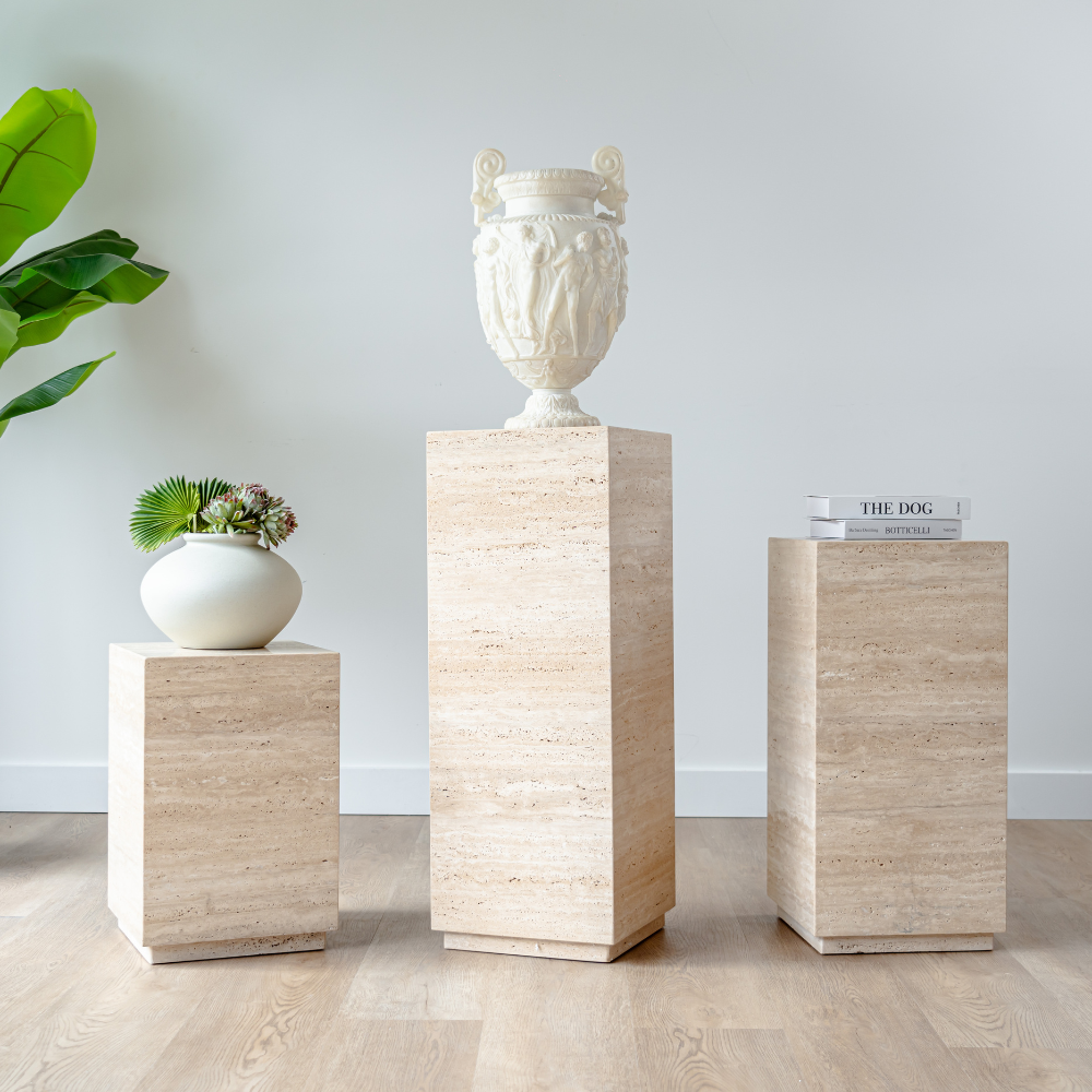 Travertine Plinth