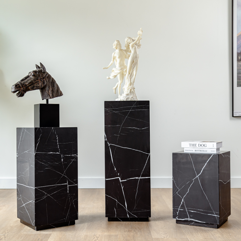Black Marble Plinth