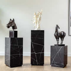 Black Marble Plinth
