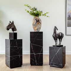 Black Marble Plinth