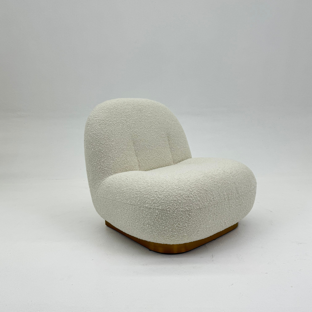 Licht Boucle Accent Chair