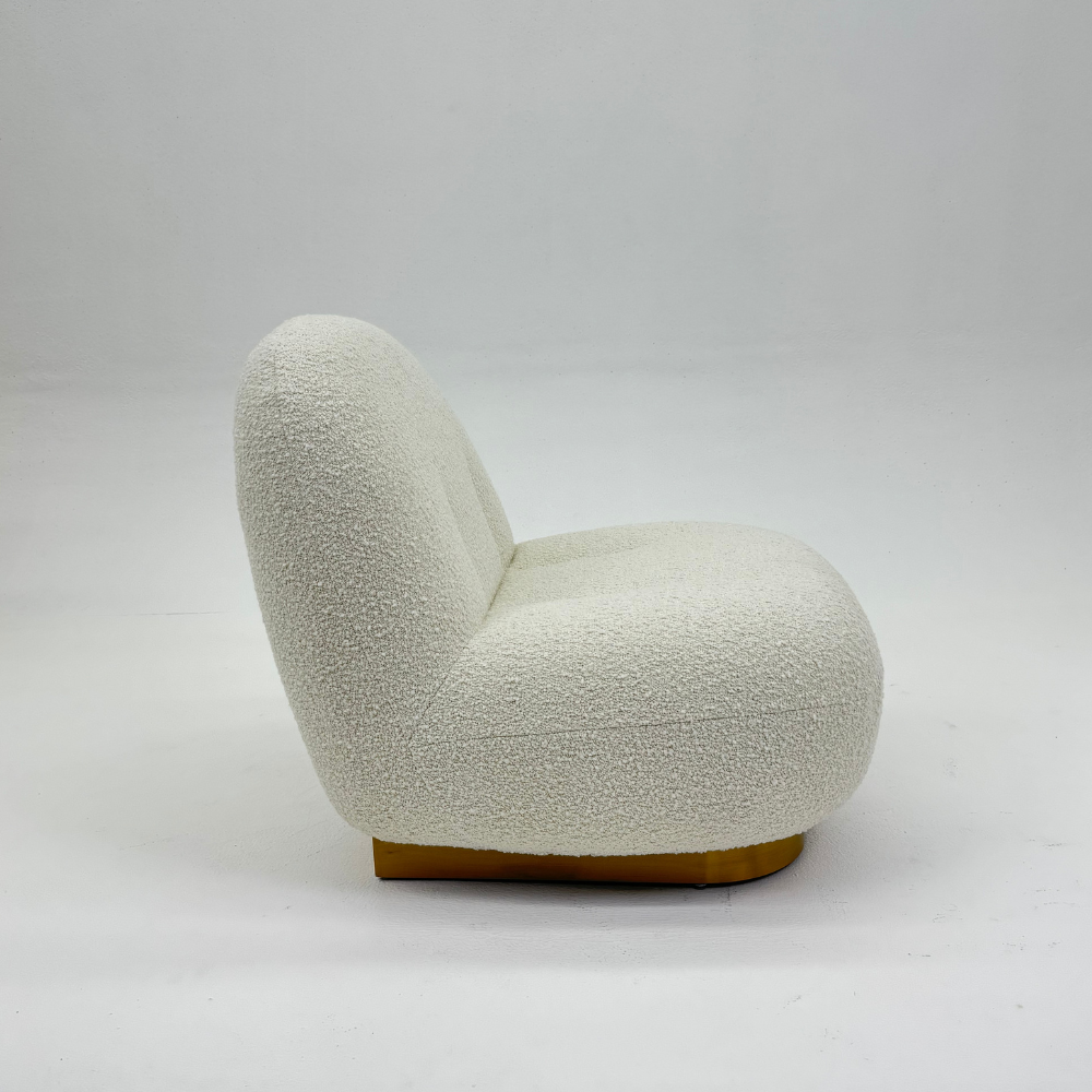 Licht Boucle Accent Chair