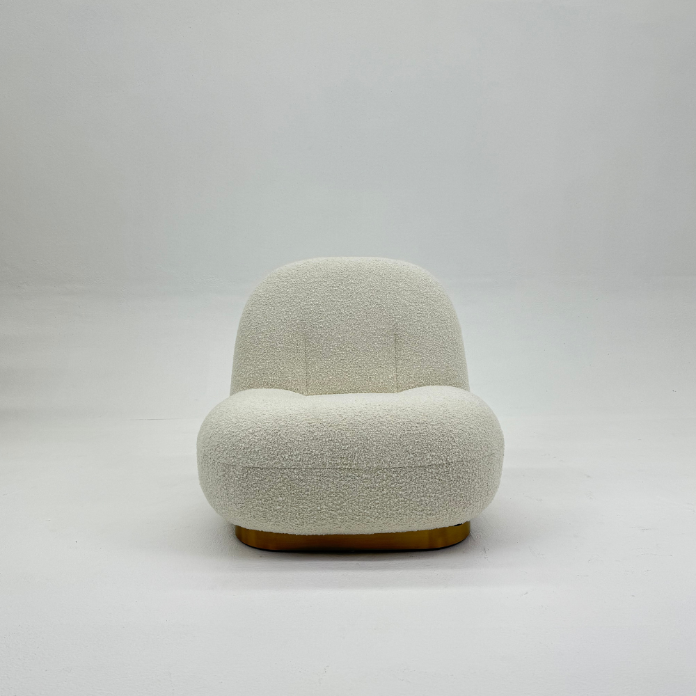 Licht Boucle Accent Chair