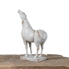 Art resin horse statue in confident and graceful pose