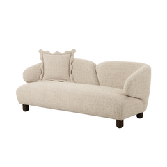 Scandinavian style fabric loveseat sofa 179cm compact couch for apartments in Australia