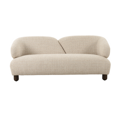 Scandinavian style fabric loveseat sofa 179cm compact couch for apartments in Australia