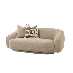 Aero 190cm loveseat, modern 2 seater fabric sofa for small living spaces
