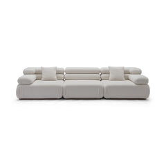Anders luxury 3-seater sofa in soft 100% polyester fabric with sleek modern design, plush seating, and premium quality for living rooms.