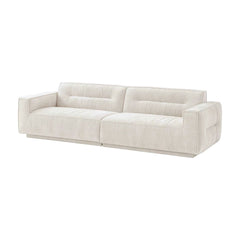 Auro 3 seater sofa in light greige with a modern design for contemporary living rooms