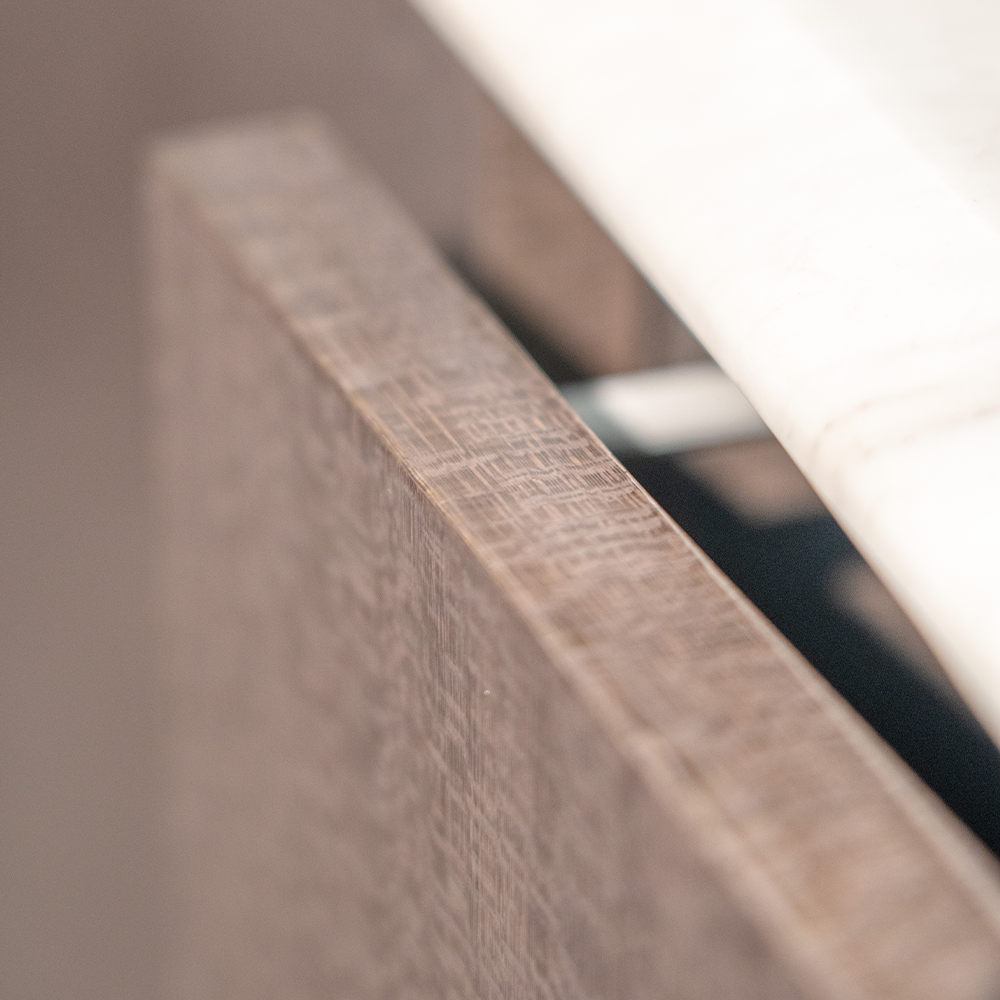 Interior cabinet view of the Cantar Sideboard showcasing spacious storage compartments and clean design.