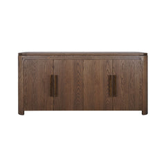 Denver Sideboard featuring an oak veneer top and doors with a solid ash wood frame