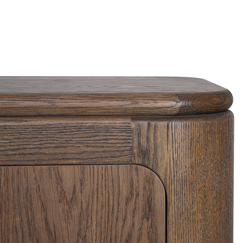 Denver Sideboard with a solid Chinese ash wood frame and oak veneer finish