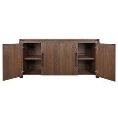 Denver wooden sideboard with natural wood finishes and contemporary styling