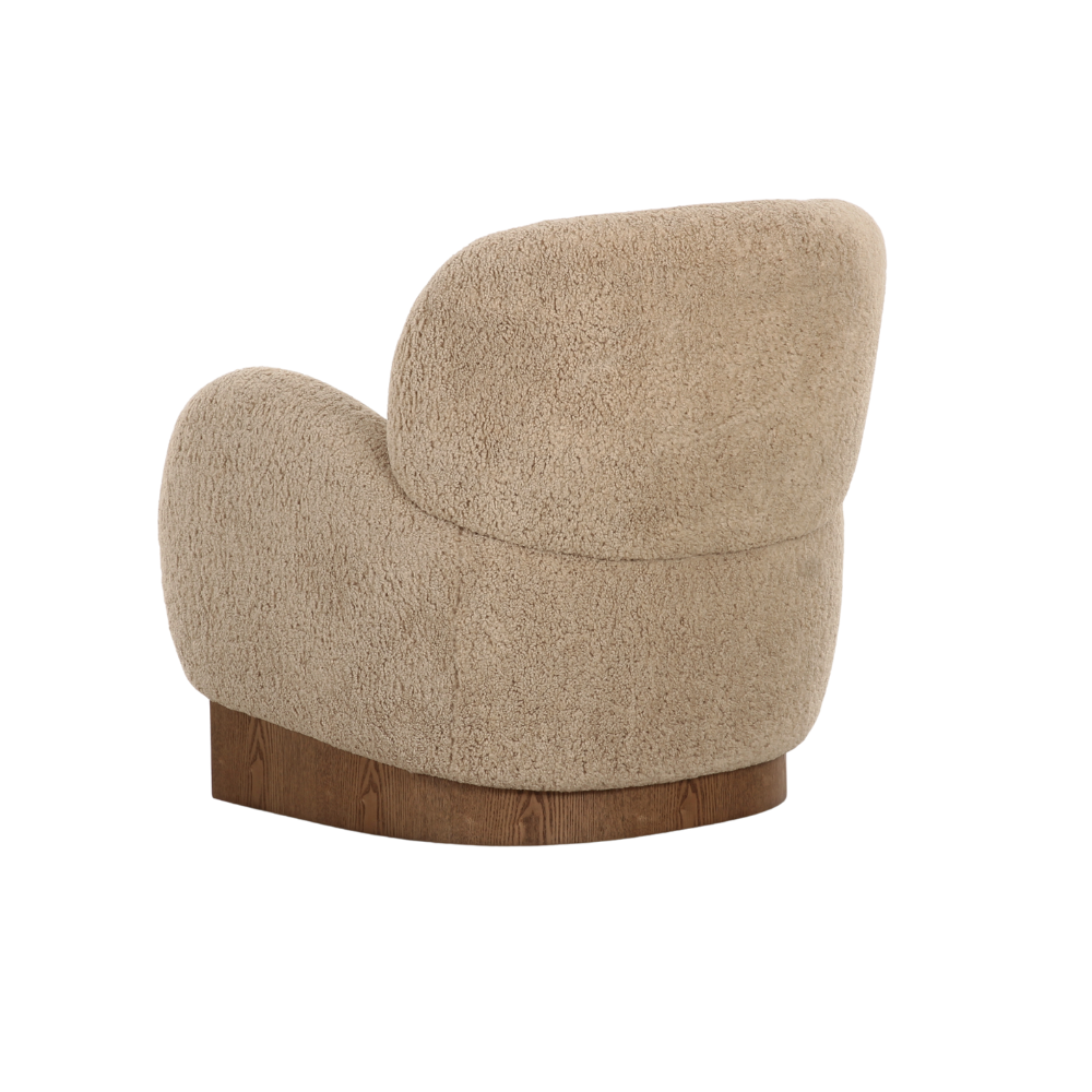 Close-up detail of Espoo armchair craftsmanship