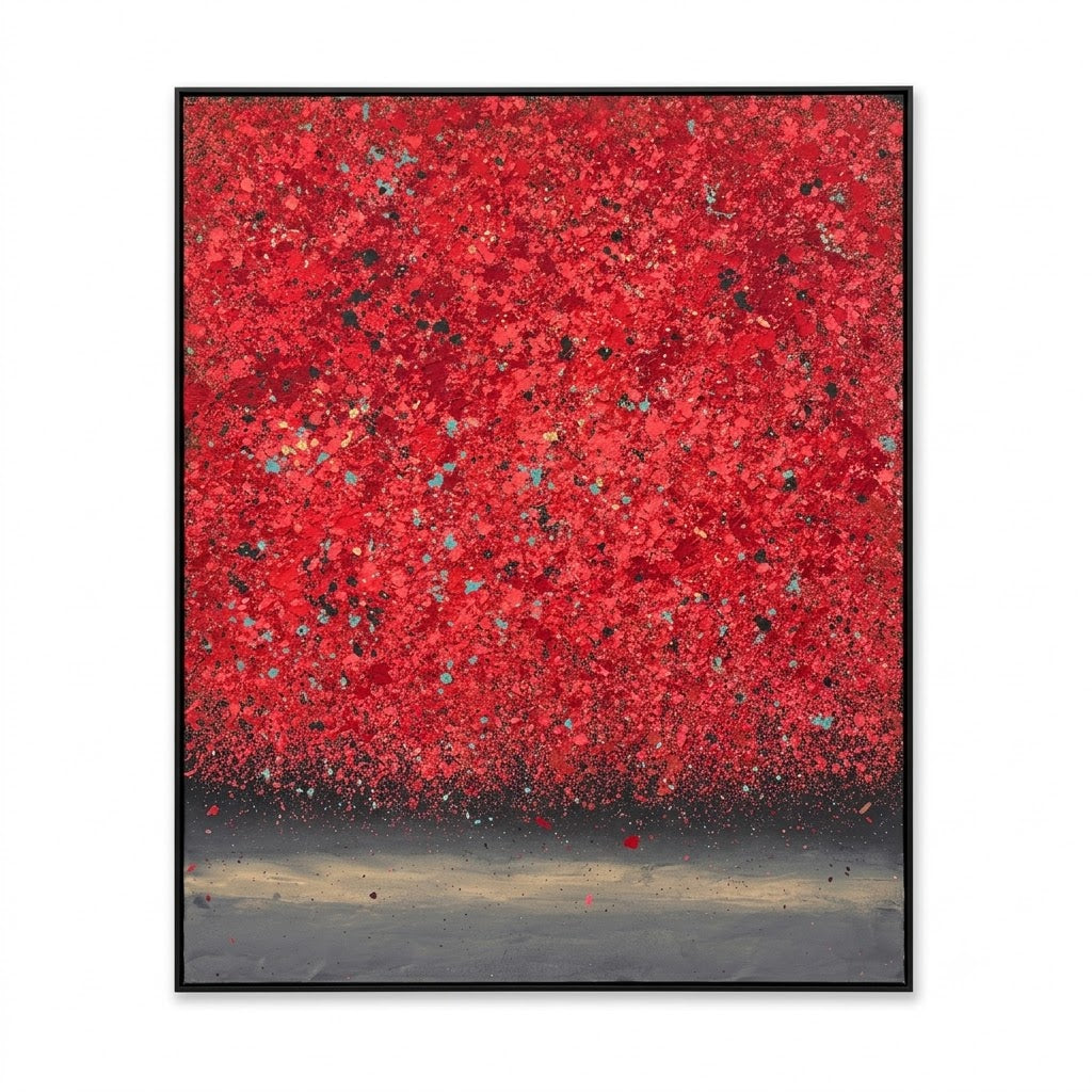 Crimson River - Oil Painting