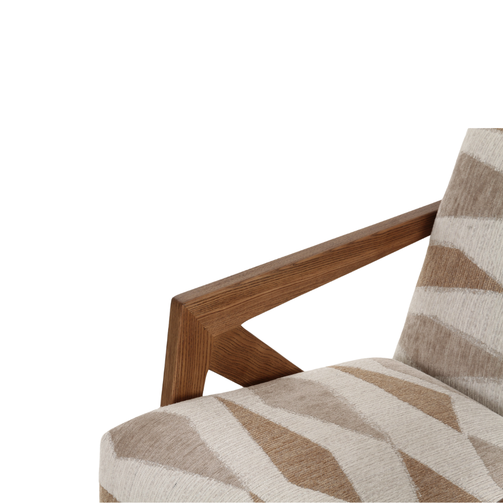 Hanko armchair styled as modern home décor