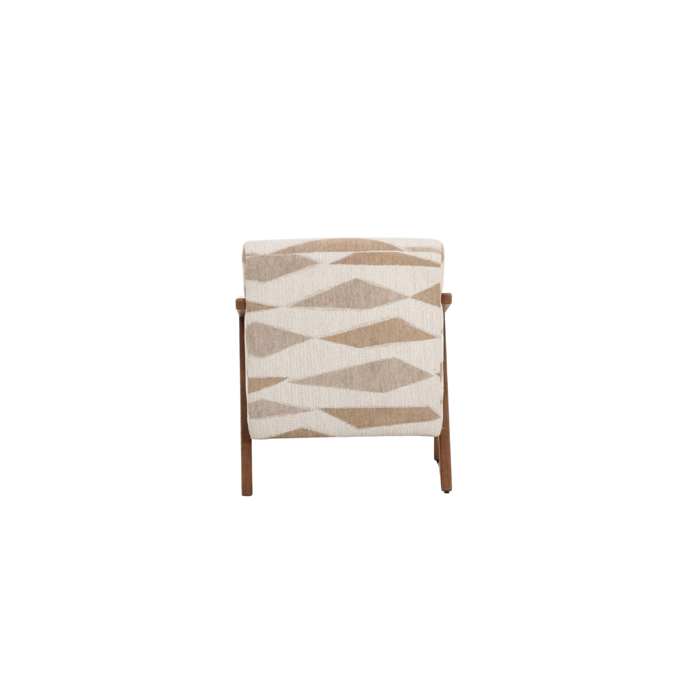 Hanko armchair featuring a solid wood frame