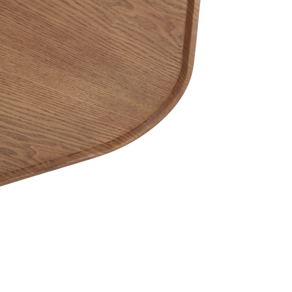 Compact Hanko side table with slim base for small spaces