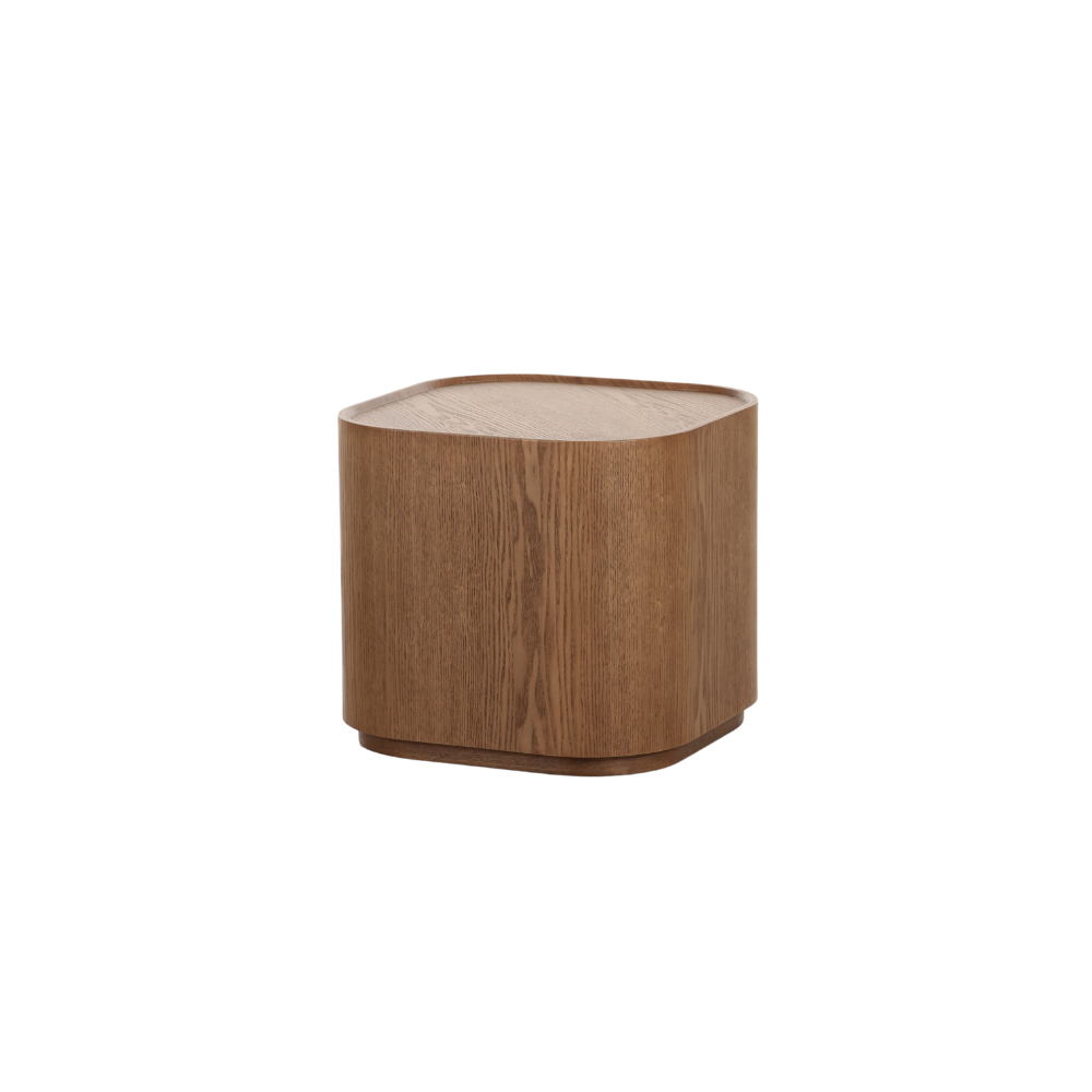 Hanko side table with slim base used as modern home decor