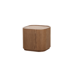 Hanko side table with slim base used as modern home decor