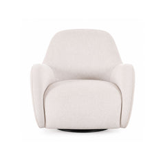 Ivory Haven swivel armchair in a modern design for contemporary living spaces