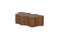 Lof Coffee Table in a walnut brown finish with a contemporary design