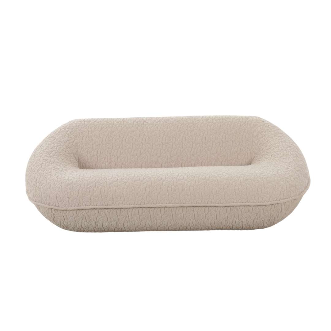 Modern 2-seater fabric sofa with plush cushioning and durable construction for everyday comfort.