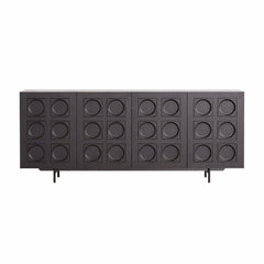 Norr sideboard in black ash wood veneer featuring modern minimalist design