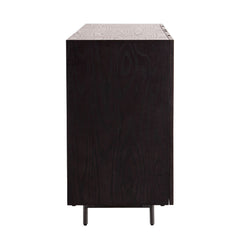 Modern Norr sideboard used as dining room storage cabinet