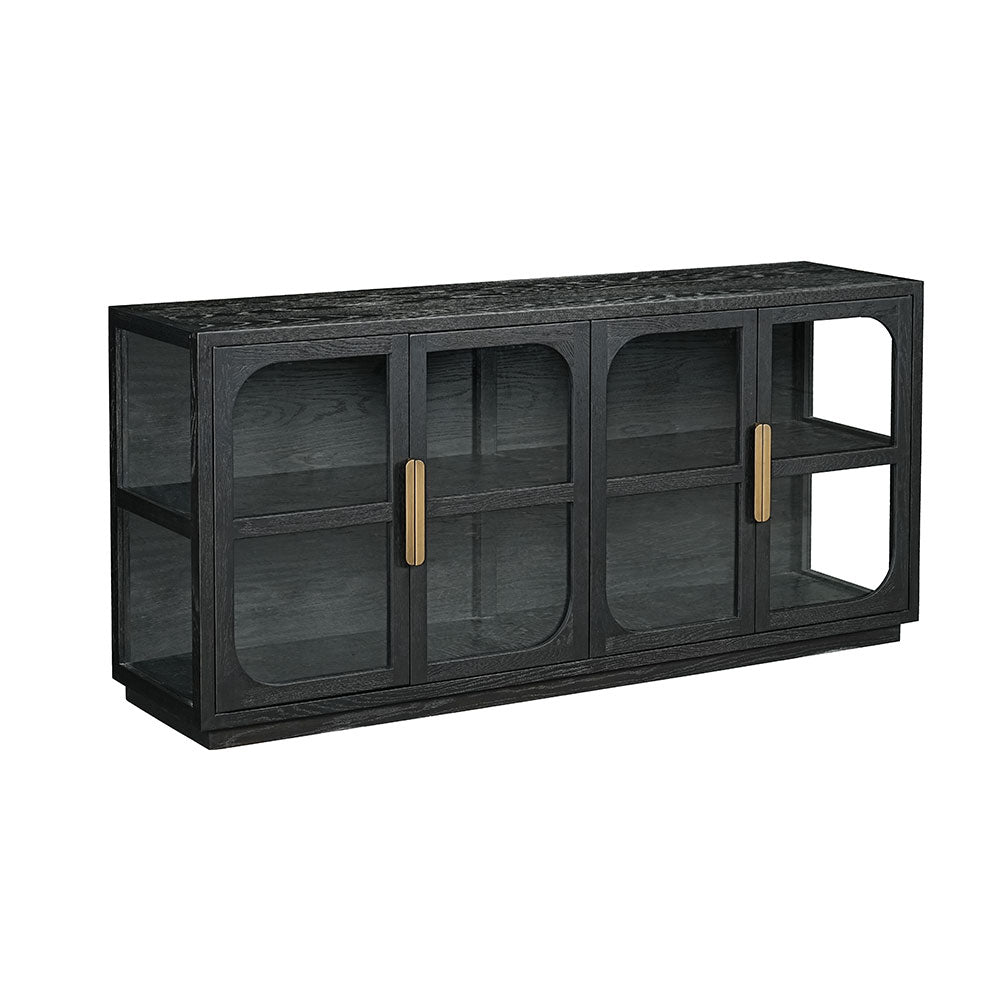 Salem Sideboard with an oak veneer finish and natural wood tones