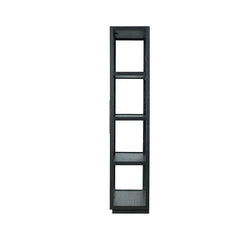 Salem tall oak storage cabinet with a contemporary design