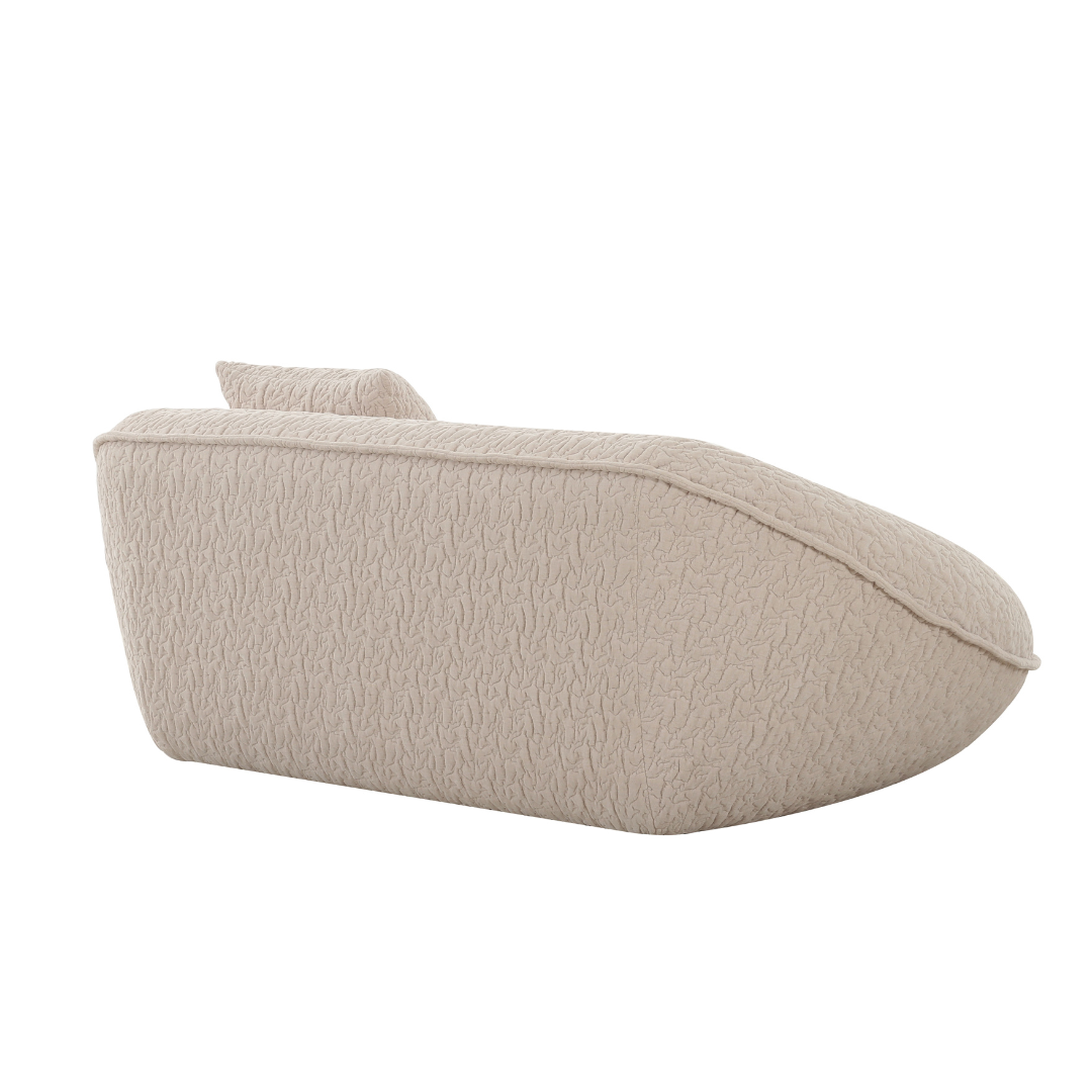 Umea small living room sofa with smooth curves, modern design, and comfortable cushioning