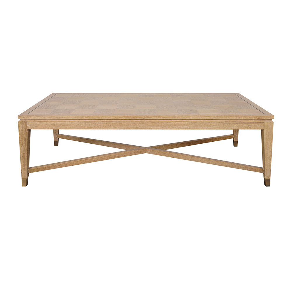 Modern Sol Coffee Table featuring a natural wood finish